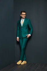 COSTUM CASUAL VERDE ANTHONY SINGLE BREASTED